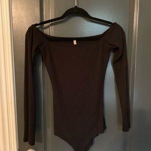 Off the should bodysuit